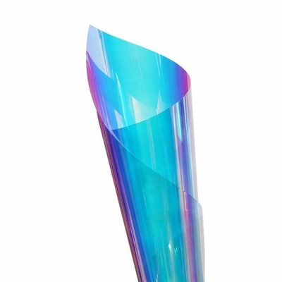 Multi Layers Decorative Plastic Film / Transparent Rainbow Film 20 micron With Great Appeal