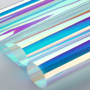 Multi Layers Decorative Plastic Film / Transparent Rainbow Film 20 micron With Great Appeal