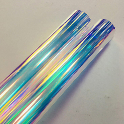 Multi Layers Decorative Plastic Film / Transparent Rainbow Film 20 micron With Great Appeal