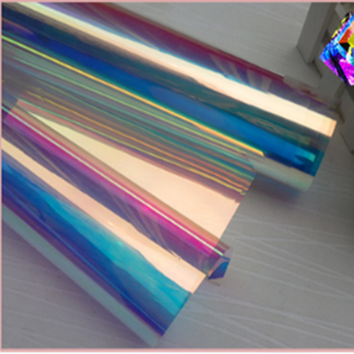 Multi Layers Decorative Plastic Film / Transparent Rainbow Film 20 micron With Great Appeal
