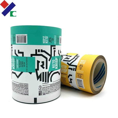 YC 50 micron Custom Printed Plastic Bags / Cold Seal Plastic Packaging Film With Glue