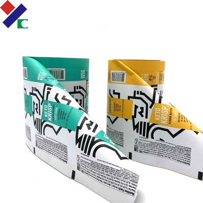 YC 50 micron Custom Printed Plastic Bags / Cold Seal Plastic Packaging Film With Glue