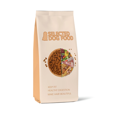 Dog Food Side Gusset Bags High Barrier Air Tight Foil Pouch 1kg