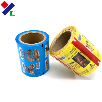 Custom Print Plastic Foil Wrap Nut Tomato Sauce Automatic Packing Film
