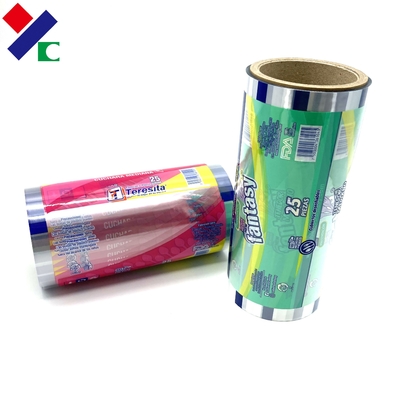 Custom Print Plastic Foil Wrap Nut Tomato Sauce Automatic Packing Film