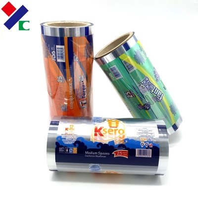 Custom Print Plastic Foil Wrap Nut Tomato Sauce Automatic Packing Film