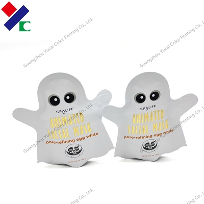 PET VMPET PE Packaging Facial Mask Bag 80 X 80 MM  Customized Shaped