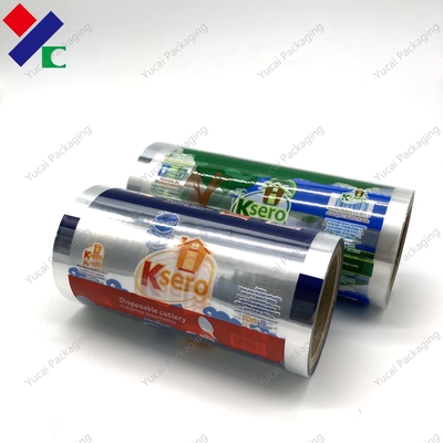 Filme de rolo laminado feito sob encomenda do empacotamento de alimento impresso para o filme plástico da folha de alumínio do animal de estimação das cookies